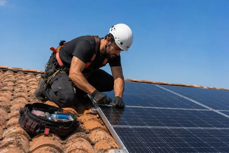 Maintenance et monitoring de panneaux solaires à Sainte-Pazanne